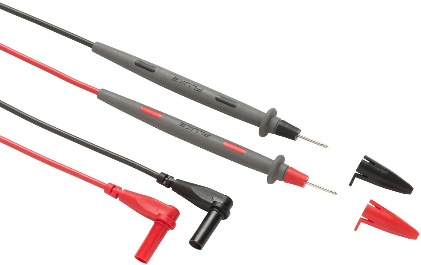 Messkabel sw/rt 4mm/Sich Silikon 10A 4 mm Sicherheitsstecktechnik CAT.IV