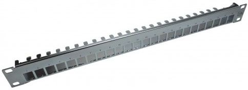 Patchpanel 24Ports 1HE 19Zoll-Einbau