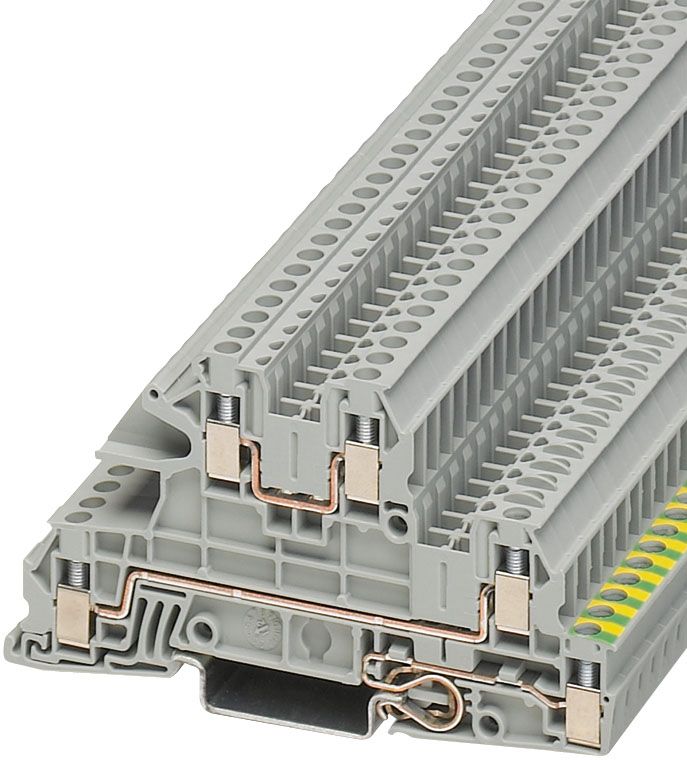 Installationsklemme 24A 0,2-4qmm 3pot gr APL_erf. Schraub