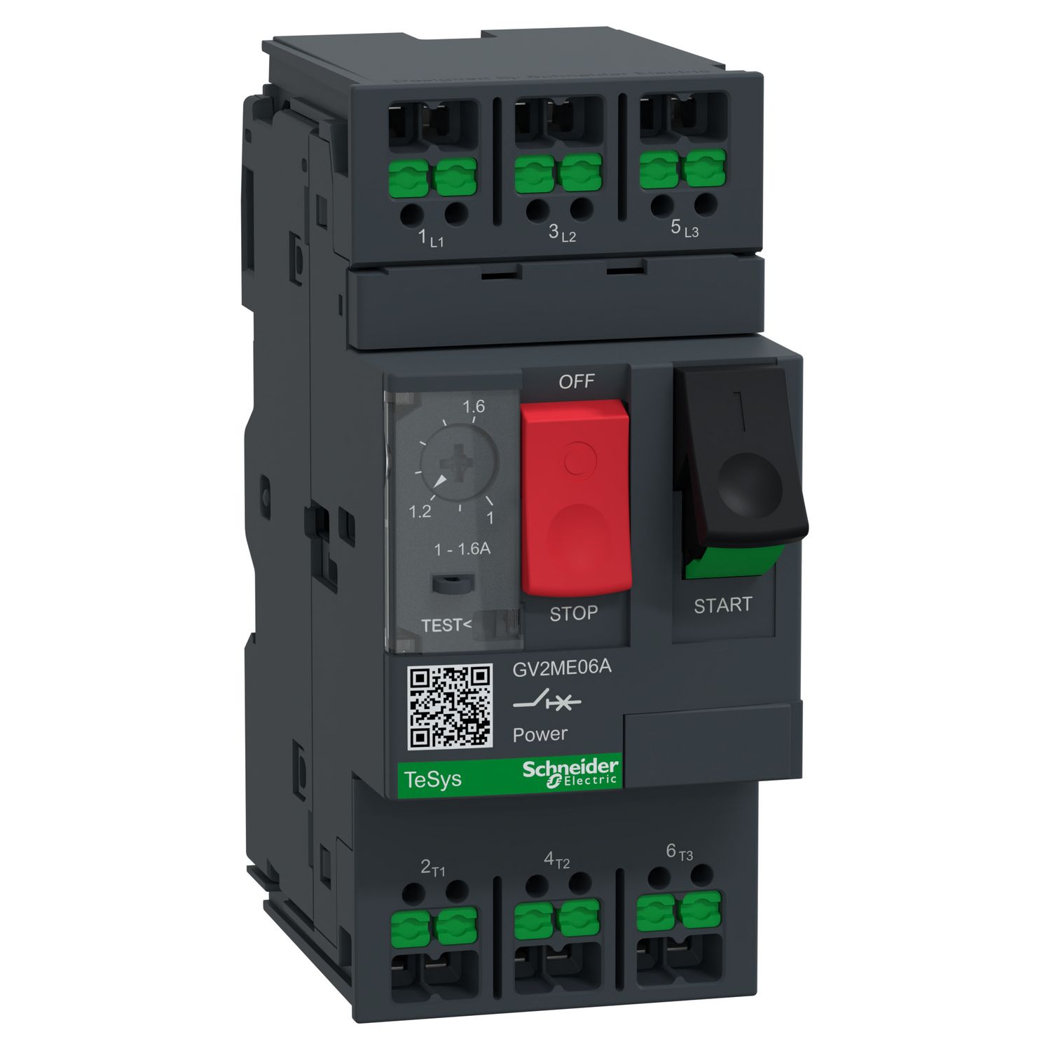Motorschutzschalter 3p 1-1,6A 1,6A/Iu 230-690V Komplettger_im_Geh IP20