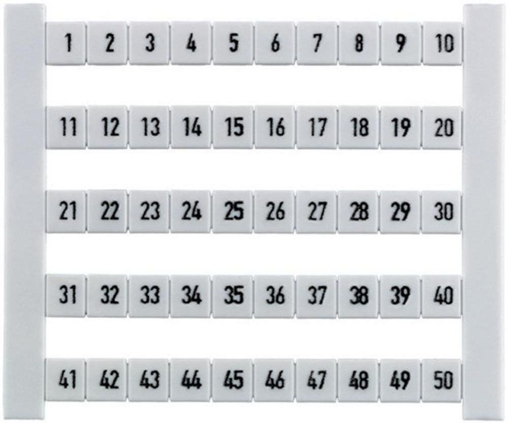Klemmenmarkierung ws RM=5mm 41-50 horiz