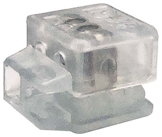Schwachstromverbinder 2f 0,13-0,64qmm EinzAderverb Ø0,4-0,9mm farblos Ø2mm