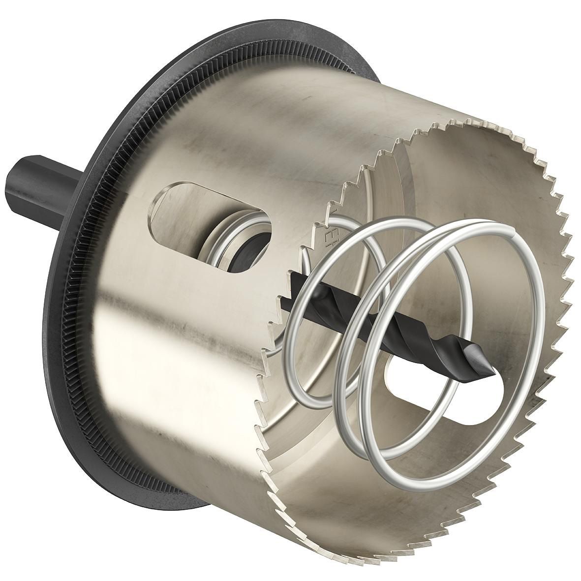 Lochsäge Ø68mm mit Randve T36mm ZØ6mm mit Randversenker zyl.Steckachse