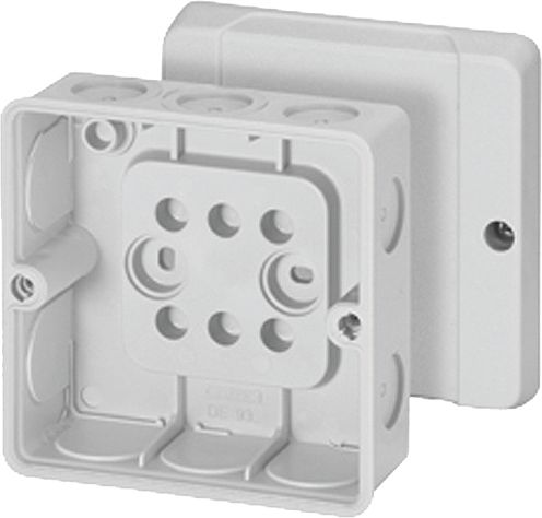 Klemmenkasten 4qmm Kst 98x98x52mm AP hfr IP55 10einf