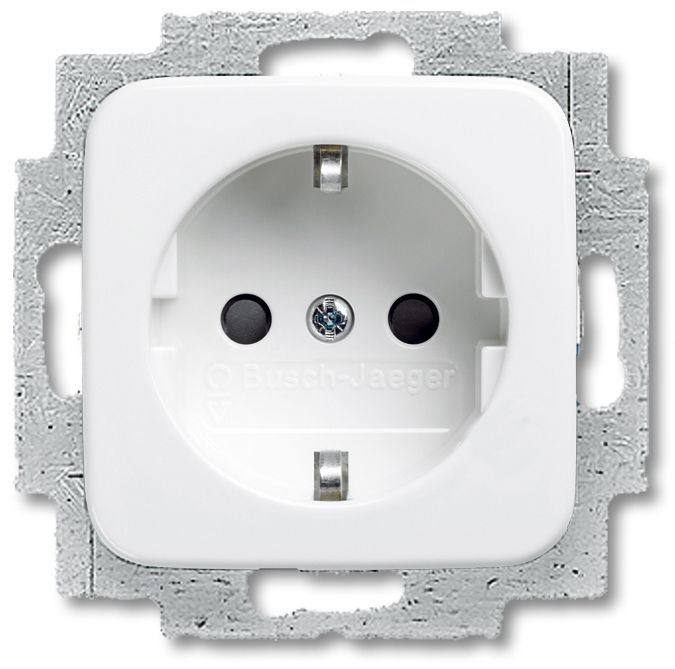 Steckdose 1f aws glz Reflex SI UP IP20 horiz/vert