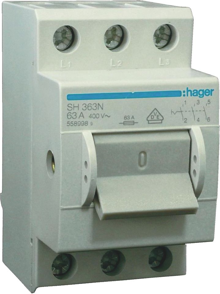 Ausschalter REG 3S 63A 400V 2,5TE