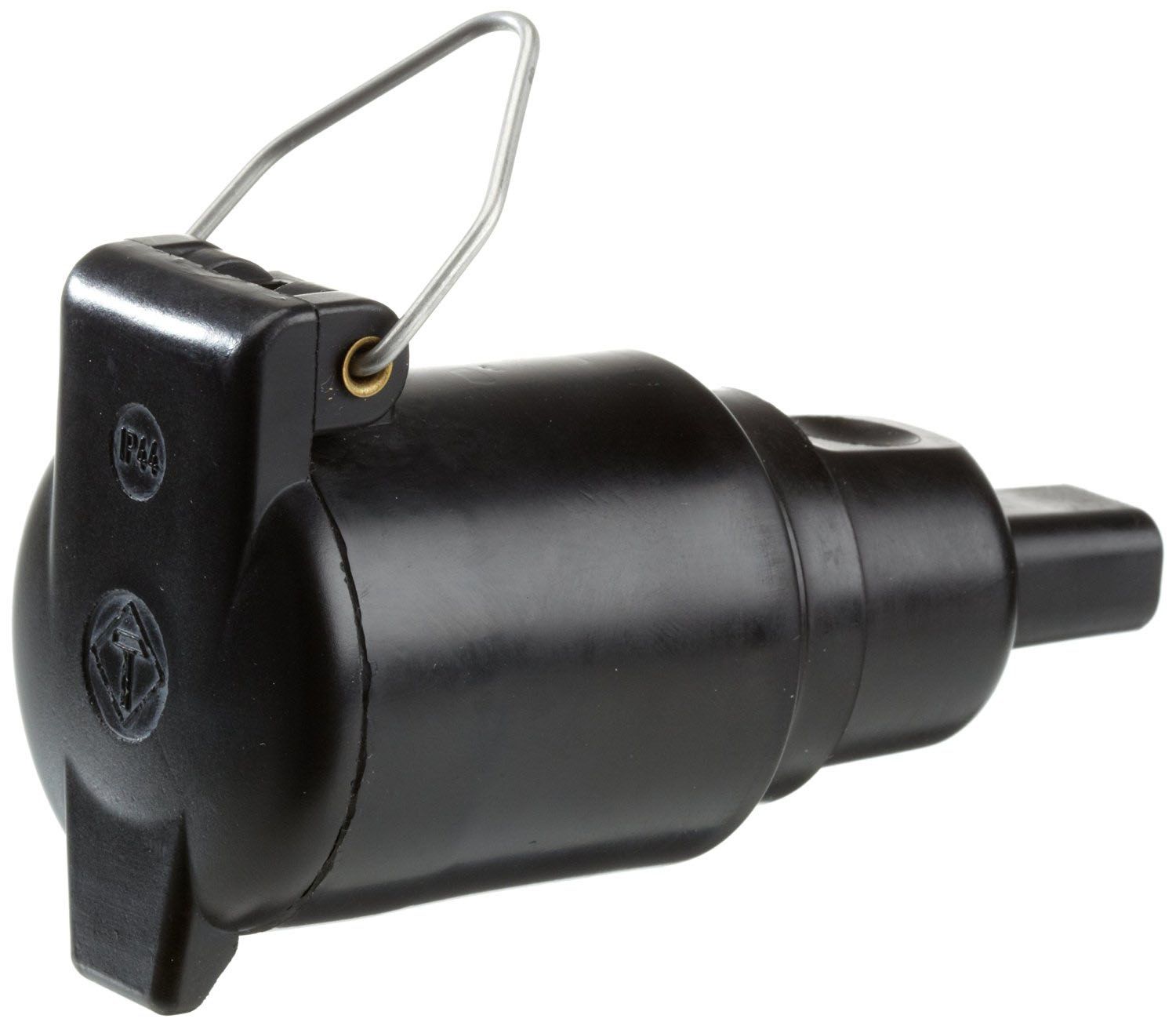 Flachkabelkupplung Gummi IP20 ger sw