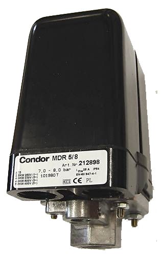 Druckwächter 45bar/Aus IP54 3Ö 1,5-5bar/Ein