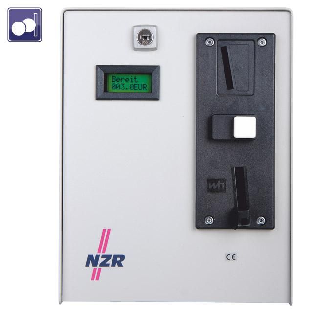 Münzzähler 1EUR 230V zeitabh 2zeil_LCD CPU AC 185x238x150mm