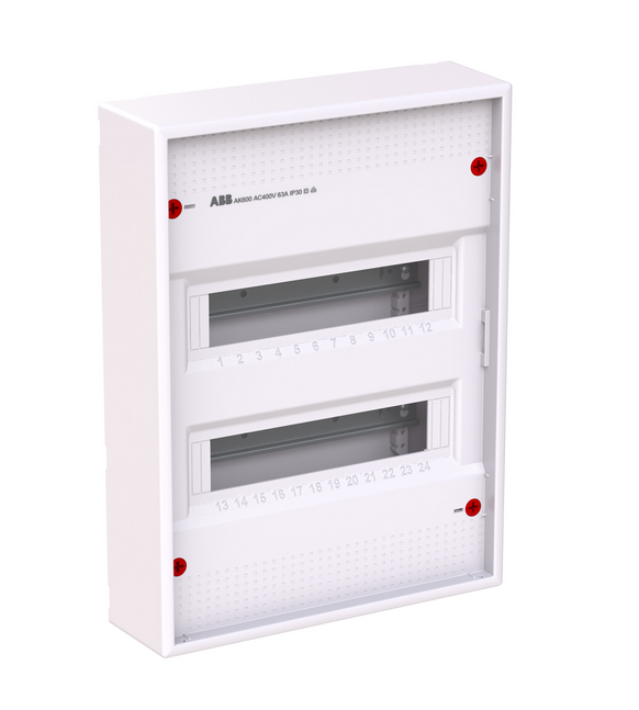 Kleinverteiler AP 2x12TE Kst IP30 339x453x98mm