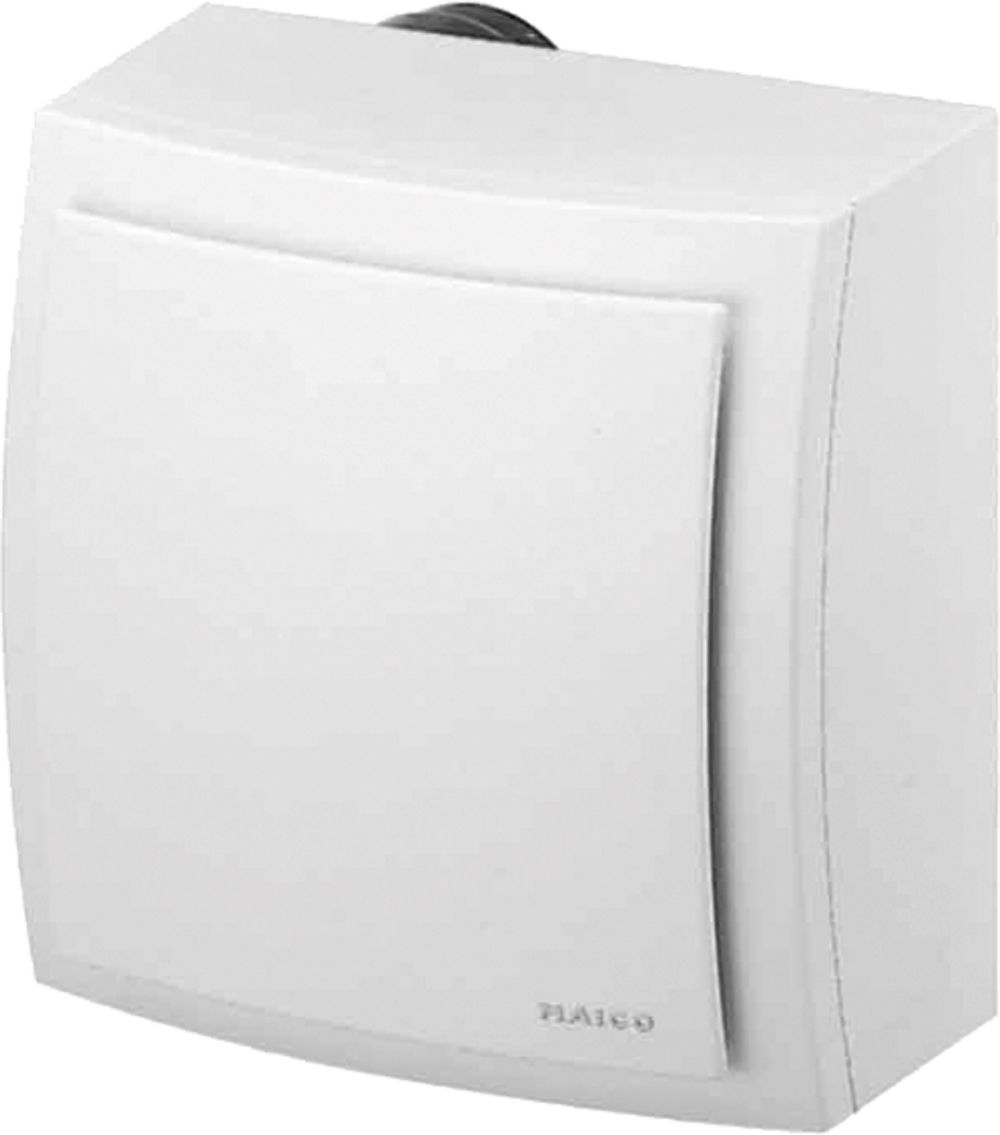 Bad-/Küchenventilator Ø80mm 230V 61cbm/h m.VerzögSchalt AP ws 40°C 50Hz