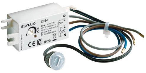 Dämmerungsschalter EB CDS 1S 1000W Einb 60s/ein ws IP44