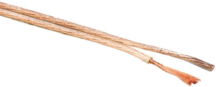 Audioleitung Eca YFAZ 2x1,5 R100 farblos Ader-Kennzeichnung: Streifen
