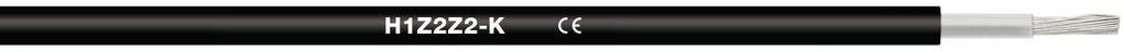 PV-Leitung Dca H1Z2Z2-K 6 sw TR500 Kl.5 = feindrähtig