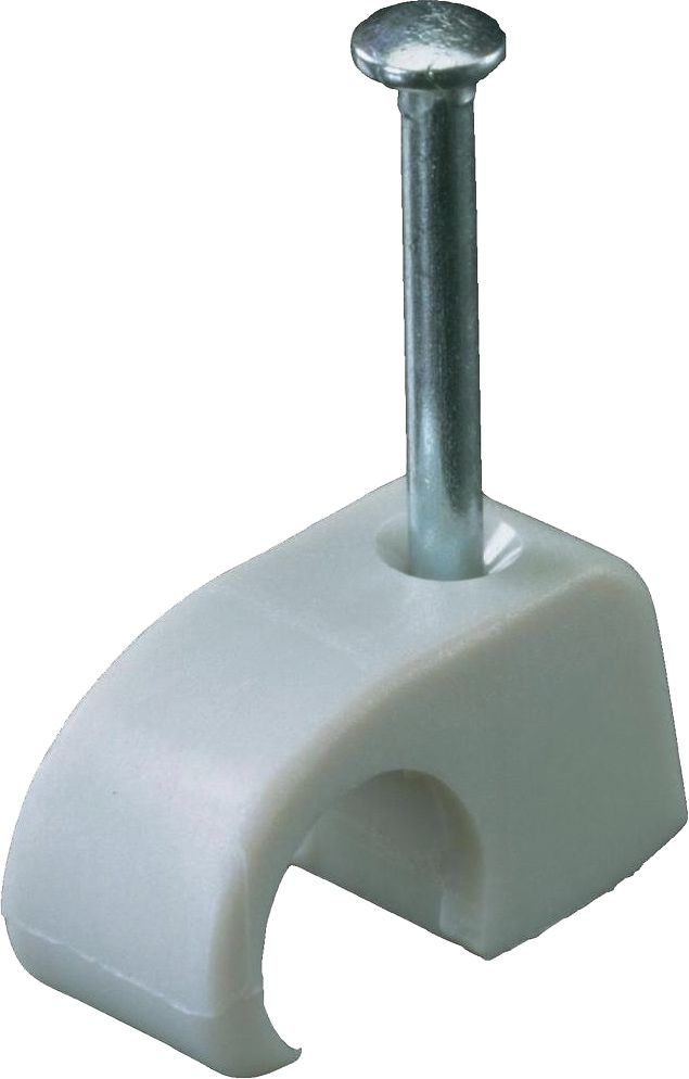 Nagelschelle m.Nagel Ø4-7mm gr 2x18mm Kst Mit Nagel