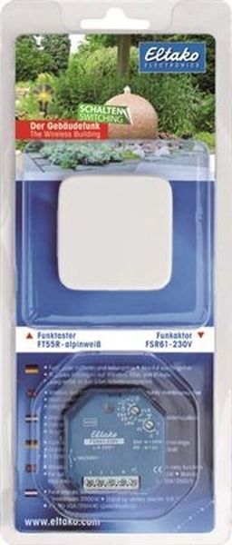 Funk-Aktor 868MHz 1k AP 230V AC 1k f.Pulsdr f.Schalter Mit Funkhandsender