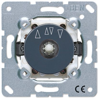 Jalousieschalter-Einsatz IP20 Drehkn 1p