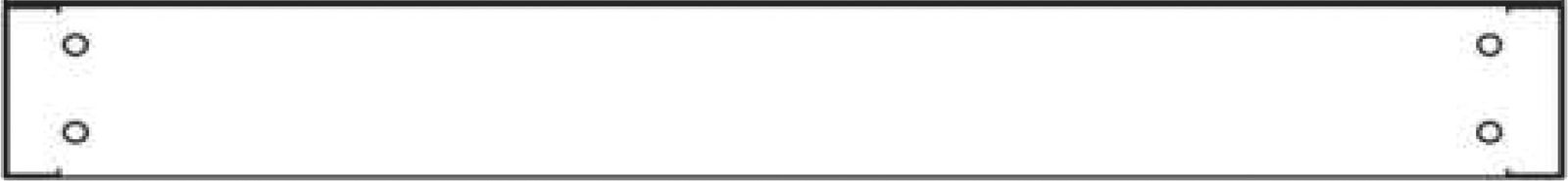 Sockel TWINLINE H100xB750xT225mm ST sw Geeignet für Außenaufstellung