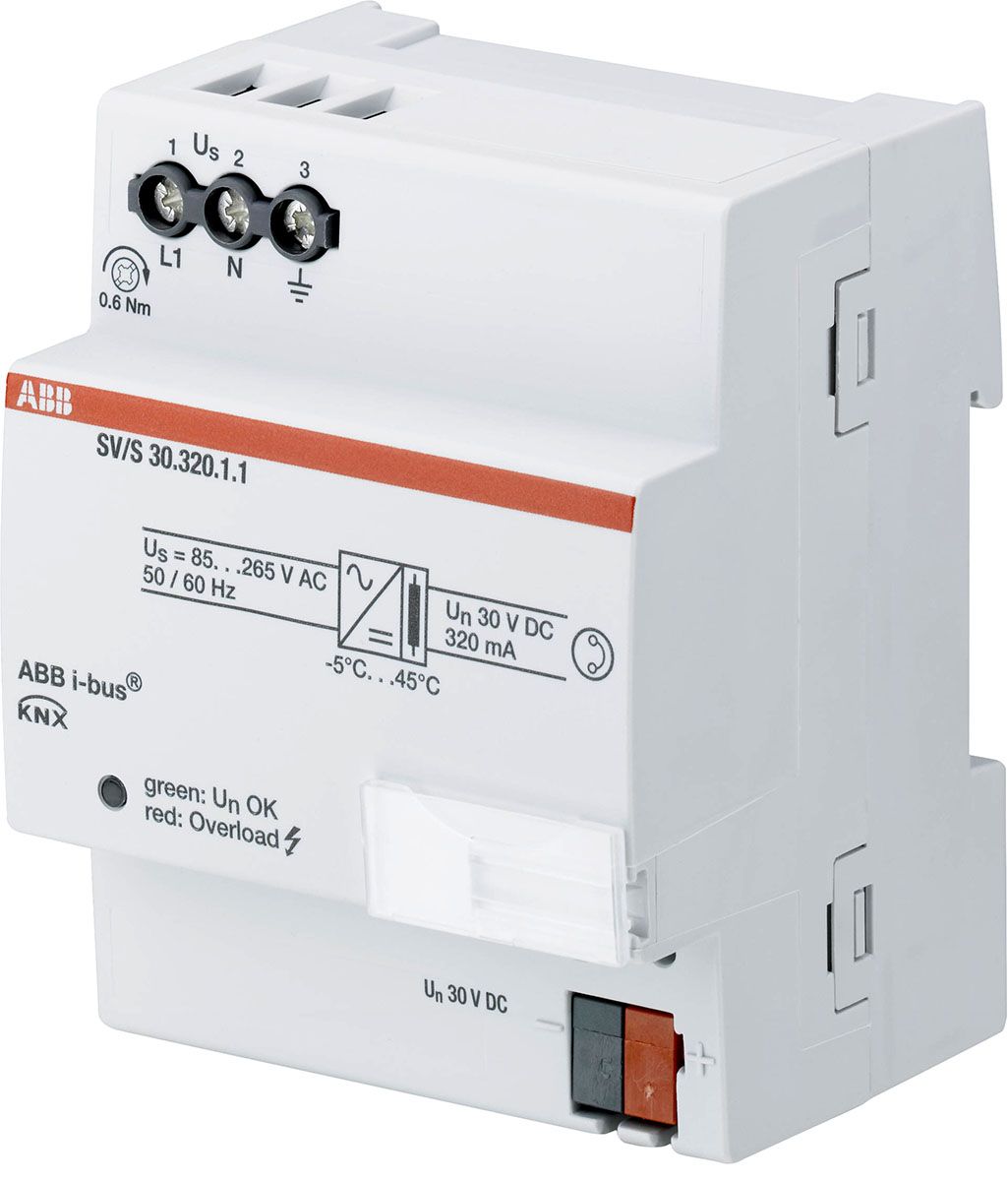 Spannungsversorgung KNX REG 4TE 320mA LED m.LED-Anz