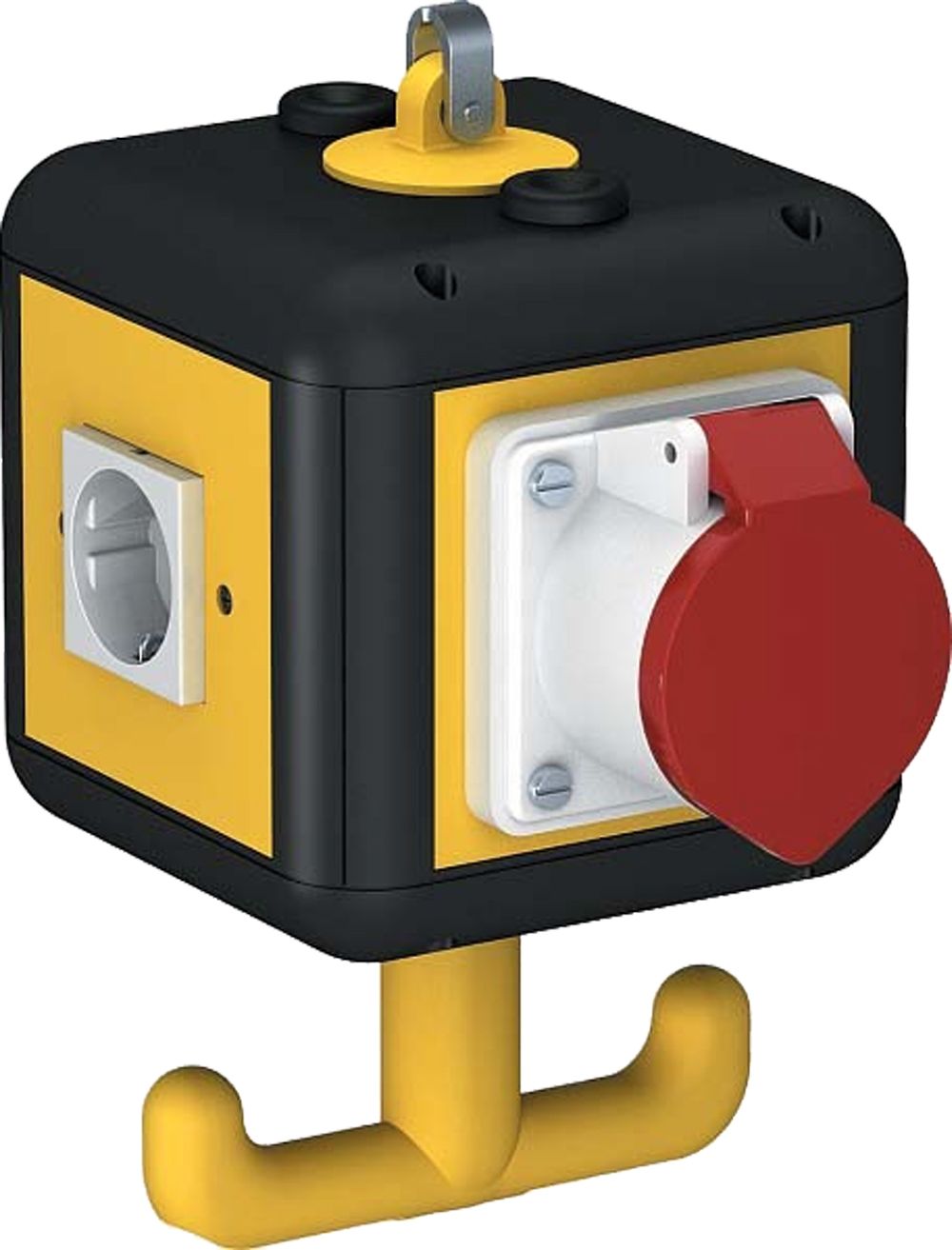 Energiewürfel Kst sw IP20 1x16A5p400V 3Steckd