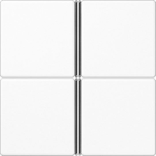 Taste_4t Schalt/Dimm AS/A aws glz f.Bussystem vierteilige Taste