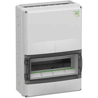 Kleinverteiler AP 1x14TE Kst IP65 ET95mm 315x450x155mm REG