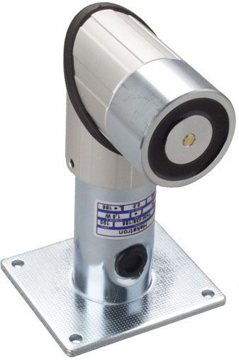 Türhaftmagnet 490N 24V DC Aufb rnd ST f.Wandmont Geeignet für Bodenmontage