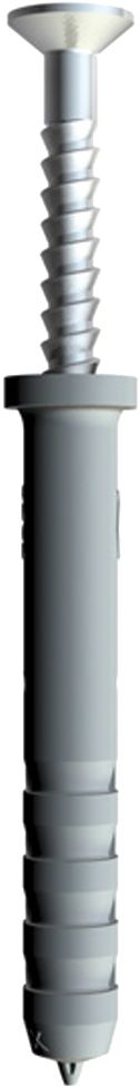 Nageldübel Ø6x40mm Kst m.Schraubnagel PZ