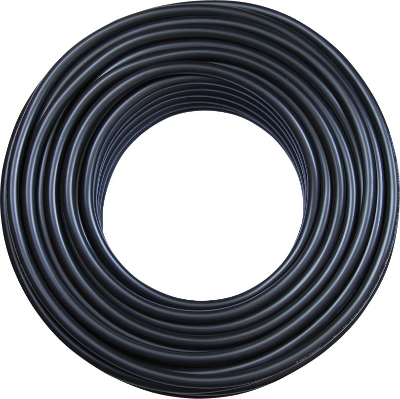 Starkstromkabel Eca NYY-J 5x2,5qmm RE sw R100 Ø14,2mm Polyvinylchlorid (PVC) Cu