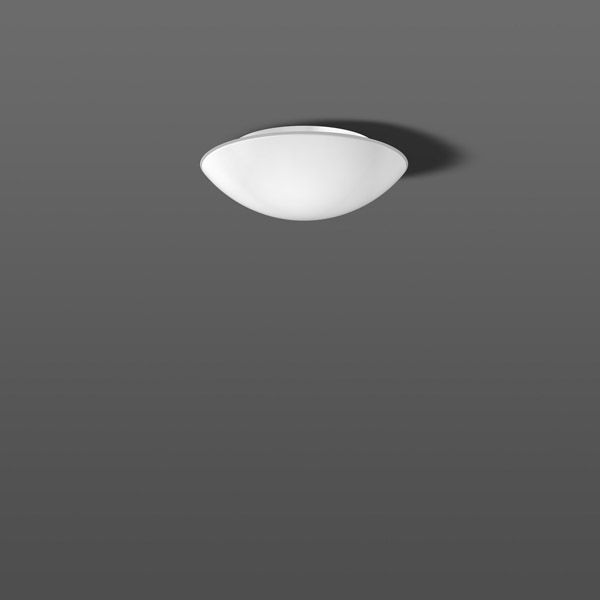 LED-Anbauleuchte Flat Basic 60W 890lm ws IP44 E27 Ø370x118mm