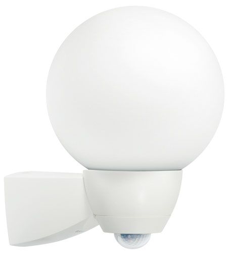 Sensorleuchte AL 77W HV ws IP44 E27 BWM Ø185x275mm
