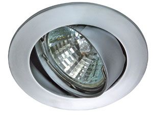 Einbaustrahler 50W Konv chr mt IP20 Alu Ø/EB68mm