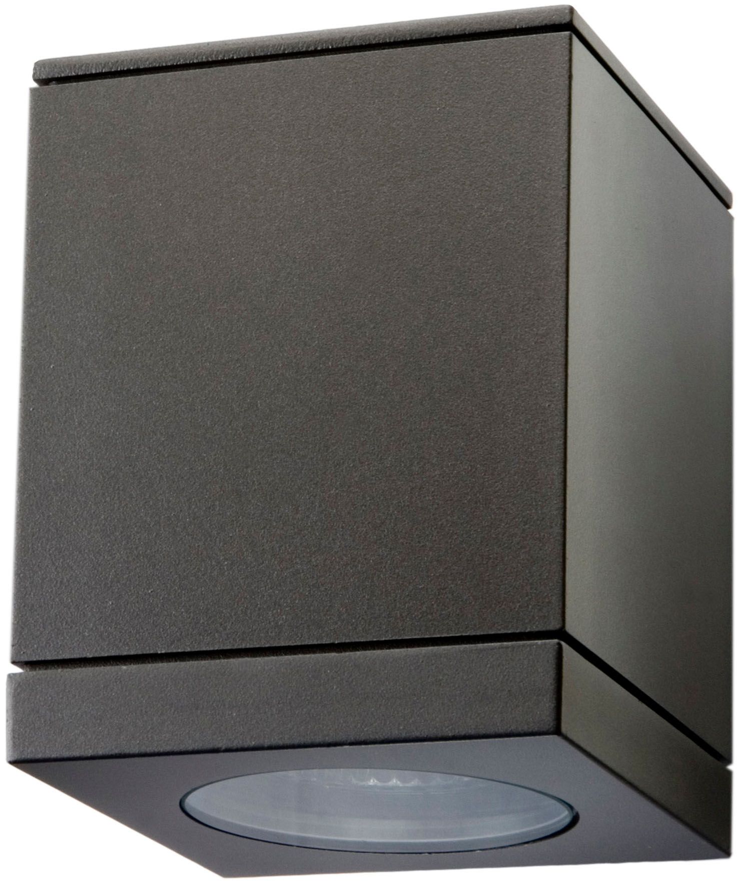 LED-Deckenanbauleuchte 6,2W 3000K 360lm graphit Dimmung Phasenabschnitt IP54