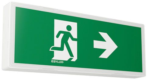 LED-Sicherheitsleuchte SLX 3W IP54 1LED Aufb/Einb 14m eins auto.Selbstt dezentr