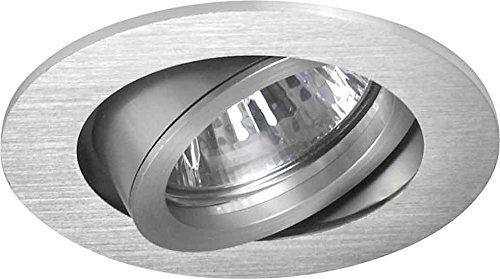Einbaustrahler 13W Konv GX5,3 alu mt IP20 mediumstrahlend Ø/EB68mm