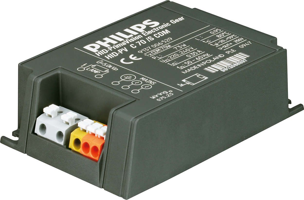 Vorschaltgerät 70W elektr f.HI Für Lampenart HI 109,6x74,4mm