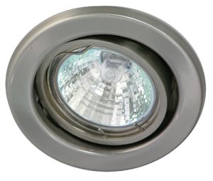 Einbaustrahler 50W Konv edst gbürst IP20 gebürstet Ø/EB68mm