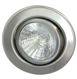Einbaustrahler 50W Konv edst gbürst IP20 gebürstet Ø/EB68mm