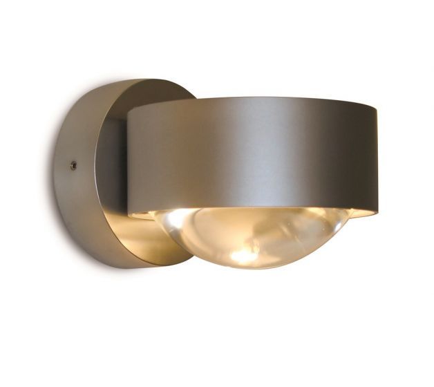 LED-Wandleuchte 2x8W 2800K dim Puk Wall nickel-matt