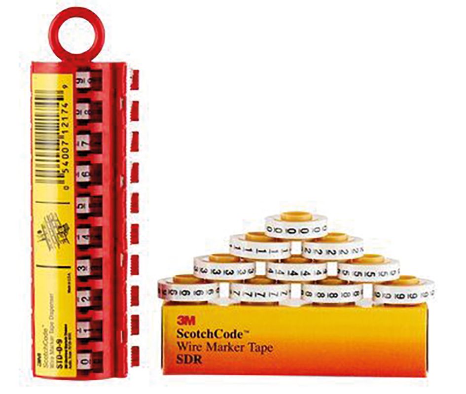 Kabelmarkierung 0-9 ws Rollenf Kst kleb 2430x5,46mm