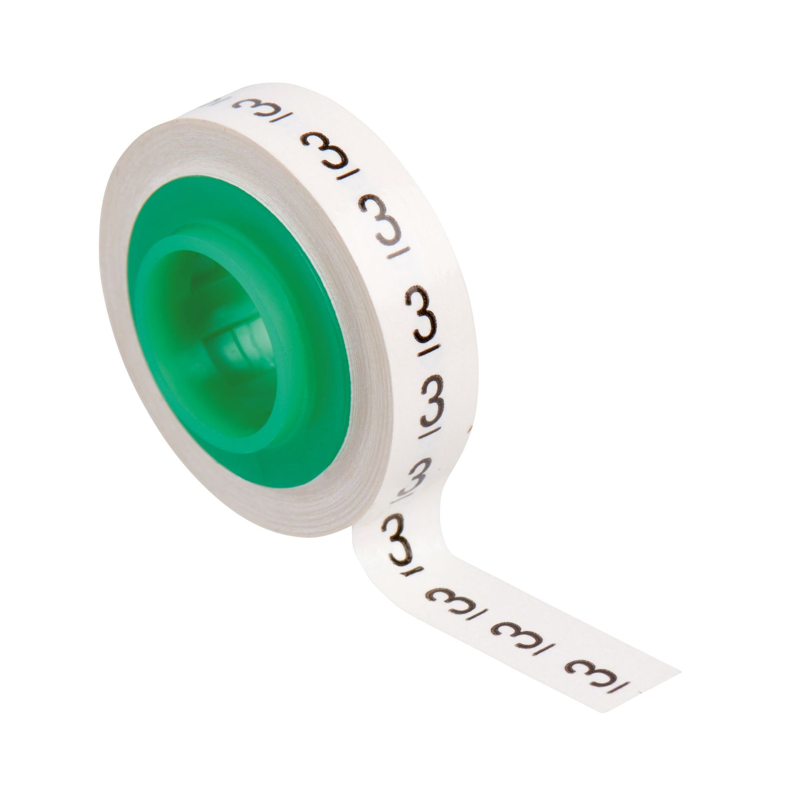 Kabelmarkierung 3 ws Rollenf Kst kleb 2400x5,46mm