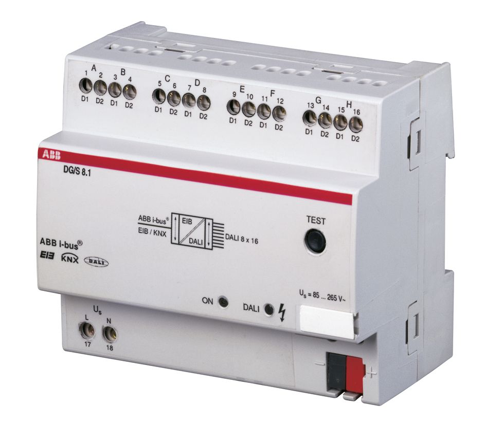 Lichtsteuergerät KNX REG 6TE 8Ausg
