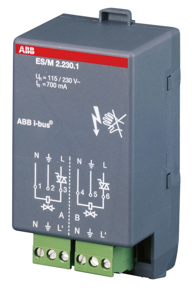 Schaltaktor KNX Einb 2Ausg 24V