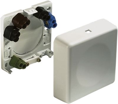 Geräteanschlussdose AP 5x6qmm Schraubkl IP20 ws 5x 6 mm²