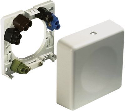 Geräteanschlussdose AP 5x6qmm Schraubkl IP20 ws 5x 6 mm²