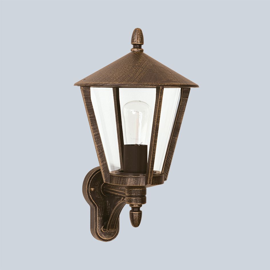 Wandanbauleuchte 57W HV br IP44 E27 Ø260x450mm