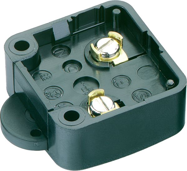 Einbau-Taster 1p 2A Druckkn sw