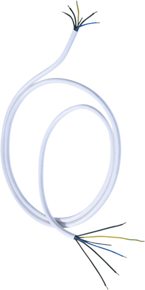 Herdanschlussleitung 2m 5x1,5qmm 16A ws IP20 Aderendh 0-70°C