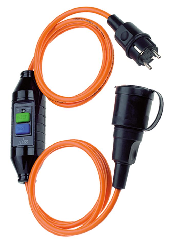 Netzanschlussleitung ESV 3m 3x1,5qmm 16A or IP44 Schutzkontaktkupplung (Typ F)