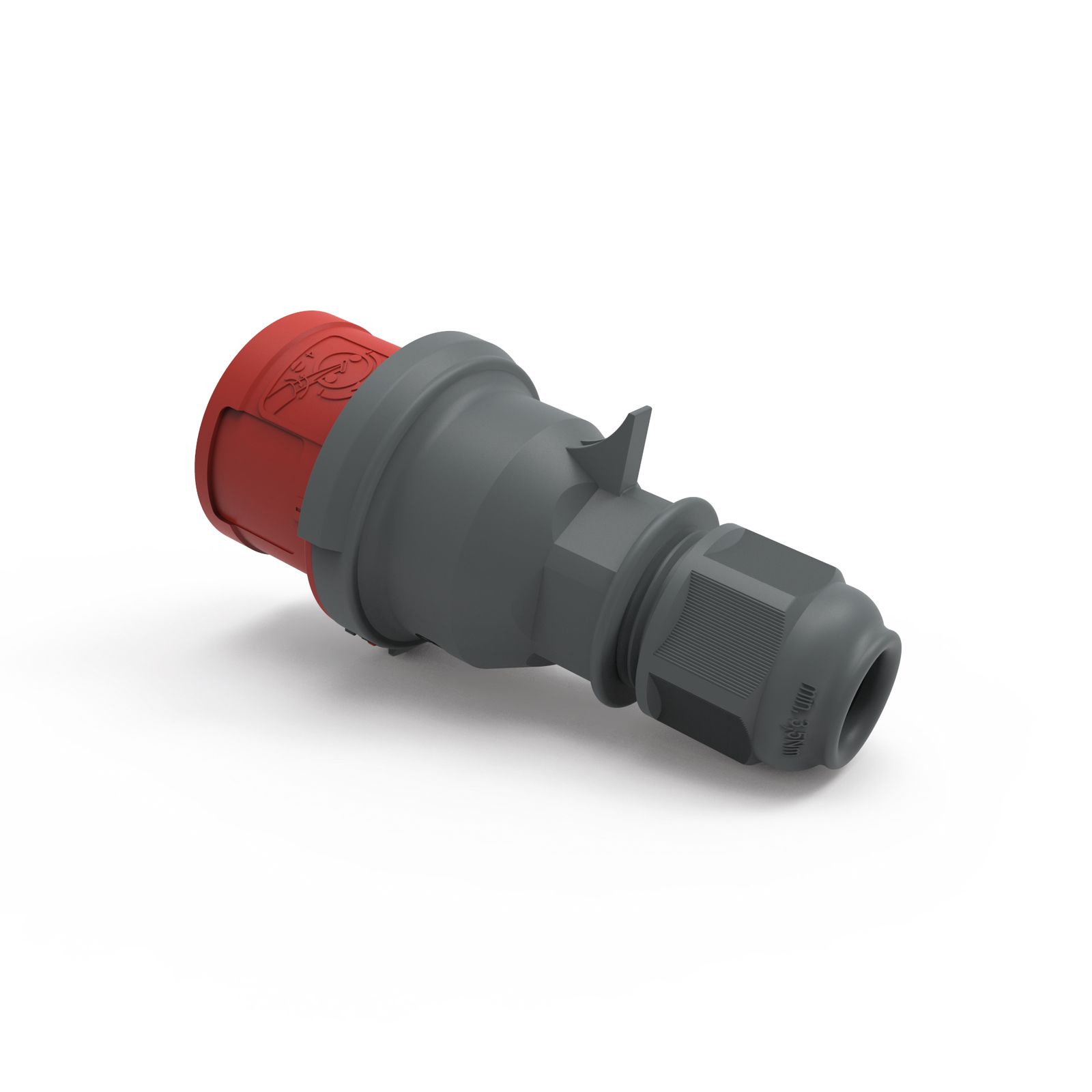 Phasenwender 5p 16A IP44 400V/rt 6h Kst schraubl.Kl Verschraubung